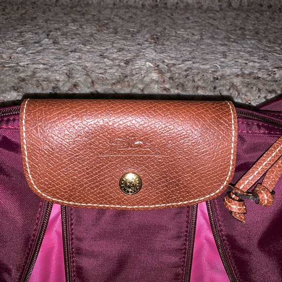 Longchamp Colorblock Expandable Le Pilage Bag - Picture 2 of 8